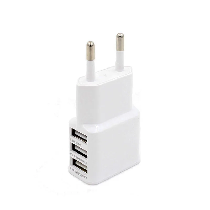 5 V 3A 3-Порты и разъёмы дорожное зарядное устройство USB Зарядное адаптер стены