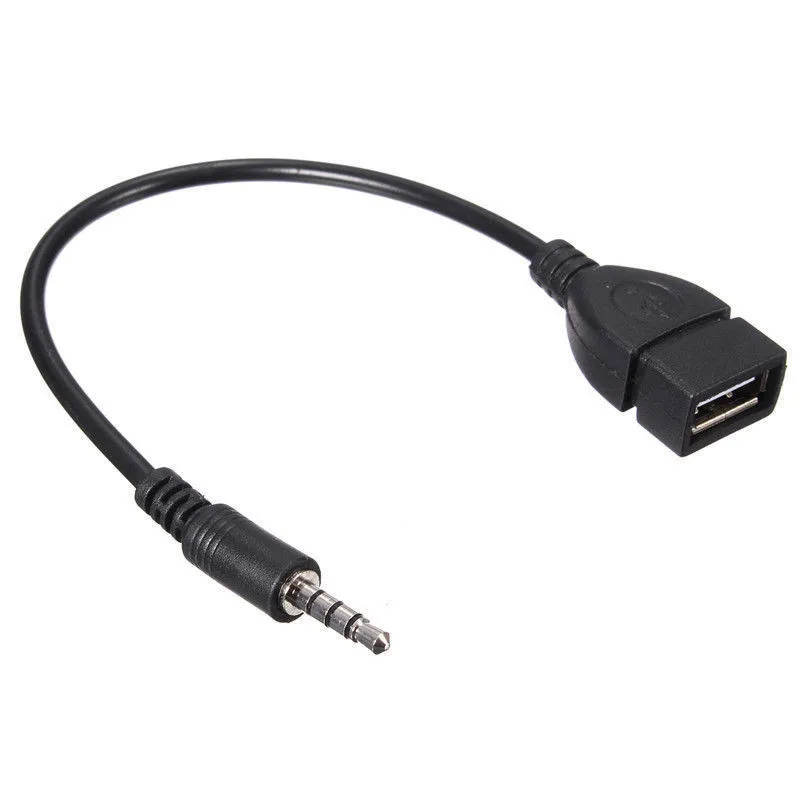 Аудиокабель 3 5 мм папа USB 2 0 мама преобразователь AUX 15 м|Кабели VGA| |