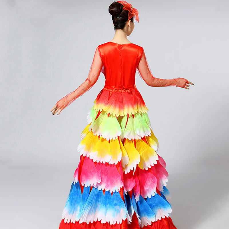 Женская юбка фламенко для танцев|Фламенко| |