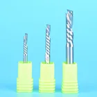 1 шт., спиральная твердосплавная фреза 3,175456 мм AAA для фрезерного станка с ЧПУ, деревообрабатывающая фреза