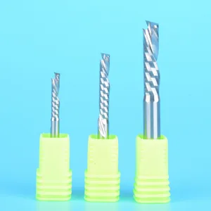 1 шт., спиральная твердосплавная фреза 3,175456 мм AAA для фрезерного станка с ЧПУ, деревообрабатывающая фреза