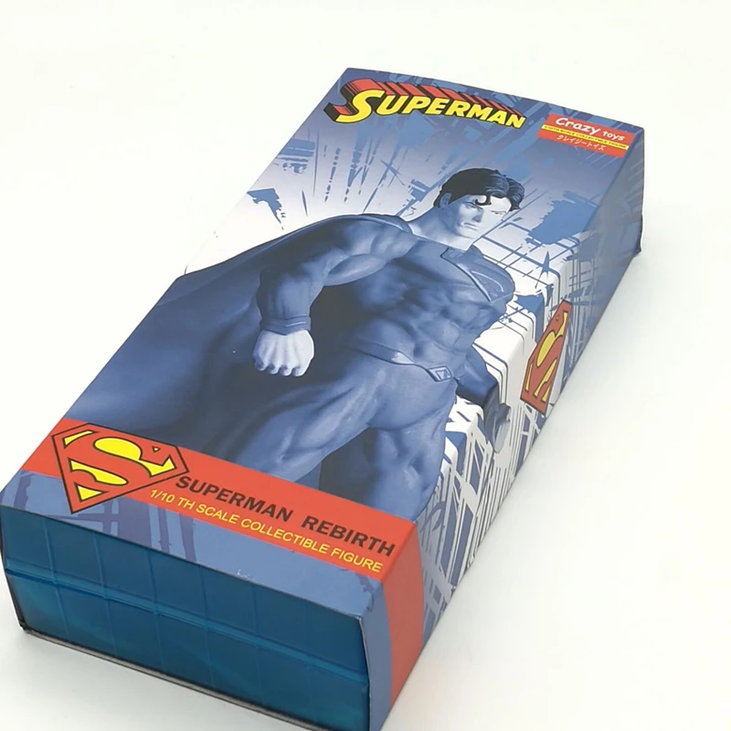 Фигурка Супермена 1/8 весы окрашенная фигурка Сумасшедшие игрушки Супермен ПВХ