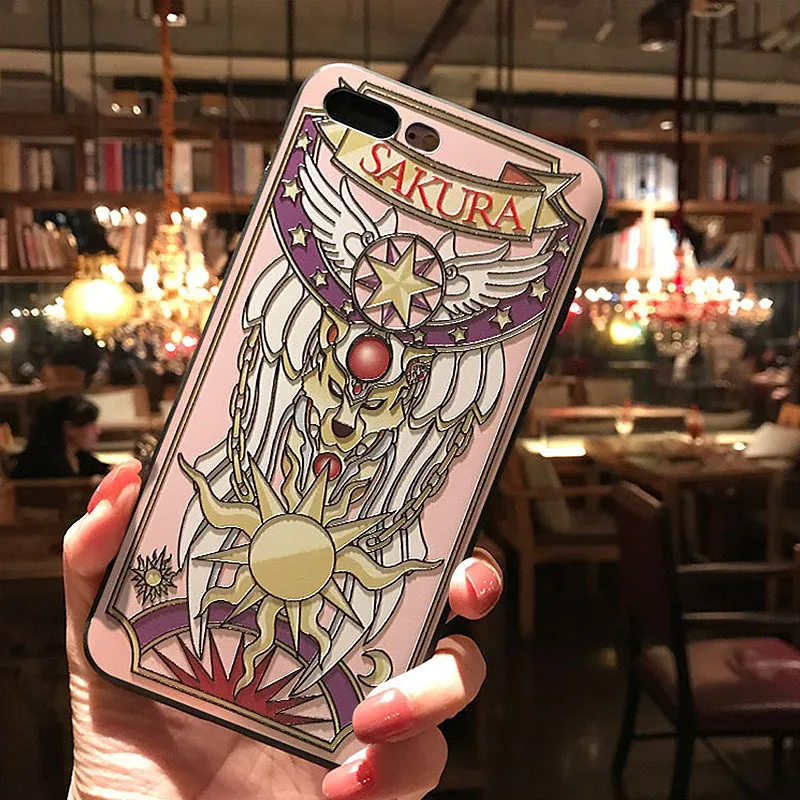 Чехол для телефона Sakura Card Captor для iPhone XS MAX XR Coque Мягкая силиконовая задняя накладка из ТПУ чехол для iPhone X 8 7 6S 6 Plus Capa Fundas - Цвет: 5