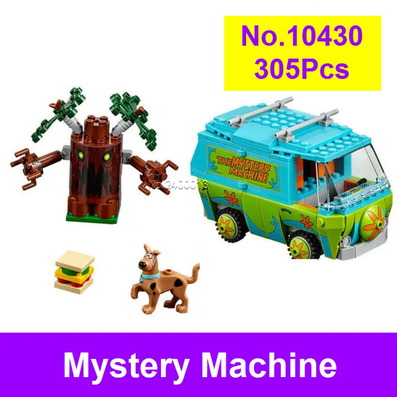 Трекер Новый 10430 Scooby Doo тайна машины шины Набор строительных Конструкторы