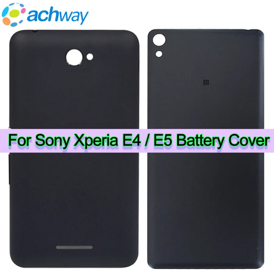 

Для Sony Xperia E5 E4 крышка аккумулятора задняя дверь задний корпус 5,0 "для SONY E5 крышка аккумулятора F3311 F3313 Замена