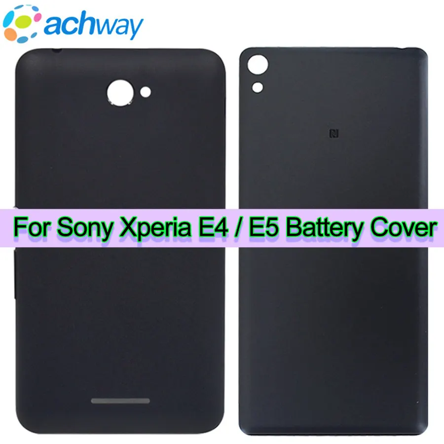 Крышка батарейного отсека для SONY Xperia E5 E4 задняя крышка задний корпус Корпус