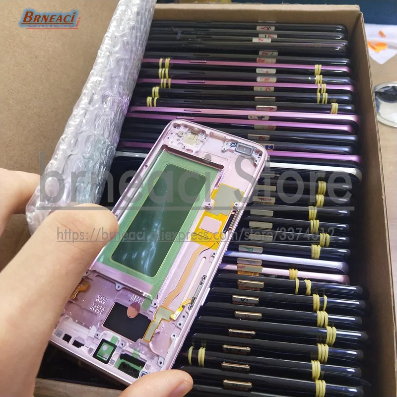 BRNEACI S8 подходит для iPhone8 samsung Google Мобильный телефон задняя Рамка металлический чехол стеклянная задняя крышка