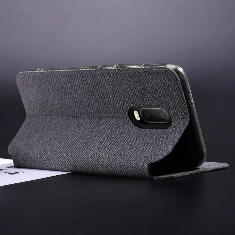 Чехол для Oneplus 6T с защитой во всю крышку, силиконовой задней панелью и тканевым покрытием, оригинал MOFi для телефона One plus.