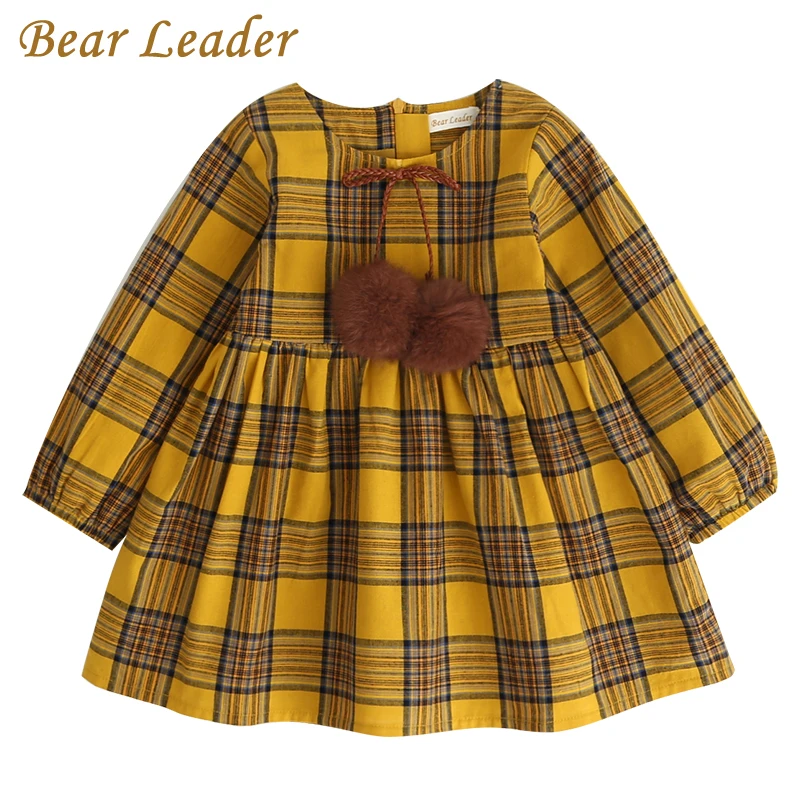 Bear Leader/платье для девочек коллекция 2021 года Весенняя брендовая одежда