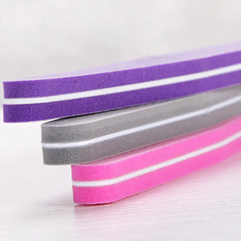 Цвет отправляется случайным образом! 2 шт. двухсторонние пилки для ногтей
