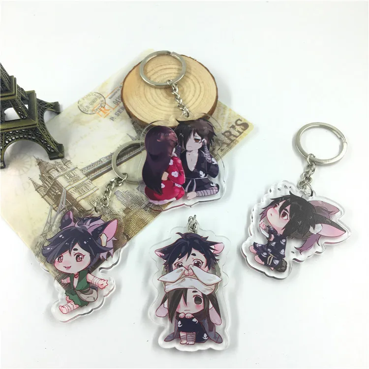 Anime Dororo key chain Hyakkimaru fashion novelty cute funny cartoon acrylic keychain pendant jewelry Phone Pendant Decor | Украшения и