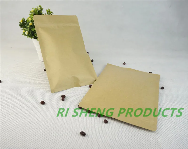 10 шт. пакеты на молнии коричневые алюминиевые из крафт бумаги|bag chrome|bag lifepaper bag card |