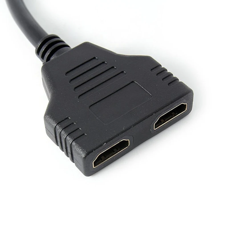 HDMI от 1 до 2 двойной адаптер сигнального носителя конвертер кабель для видео ТВ HD tv
