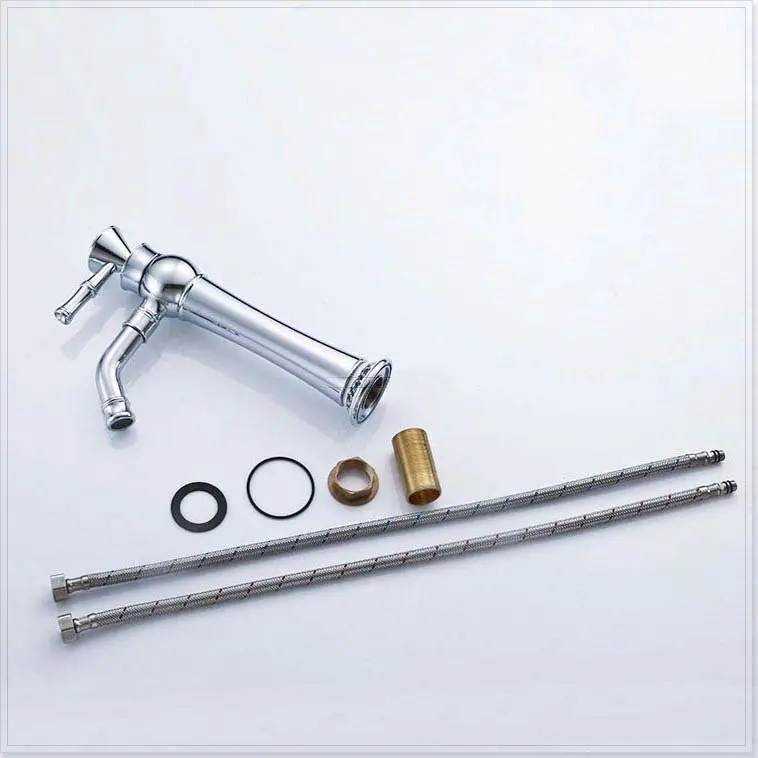 Бесплатная доставка хромированный латунный Смеситель для раковины с алмазной