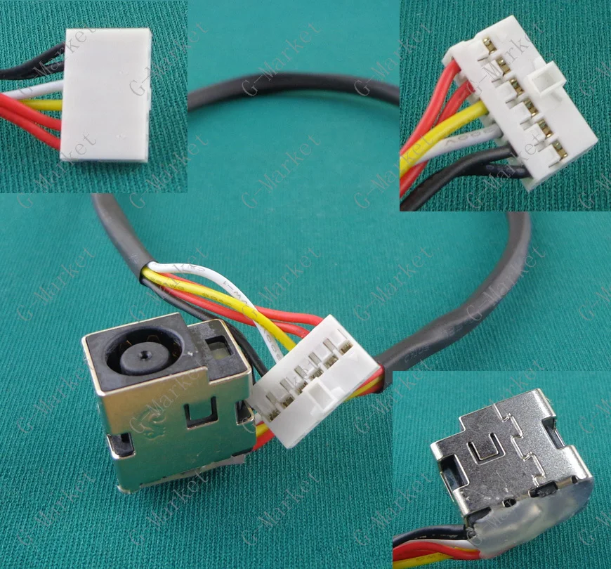 Оригинальный новый разъем питания постоянного тока с разъемом и кабелем
