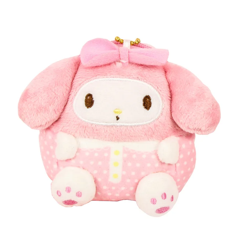 A6 Мультфильм Аниме kawaii милый кот Мелодия плюшевые кошельки мягкие Cinnamoroll Собаки Мягкие плюшевые игрушки кошельки сумки для игрушек кулон девушки подарки - Цвет: A6