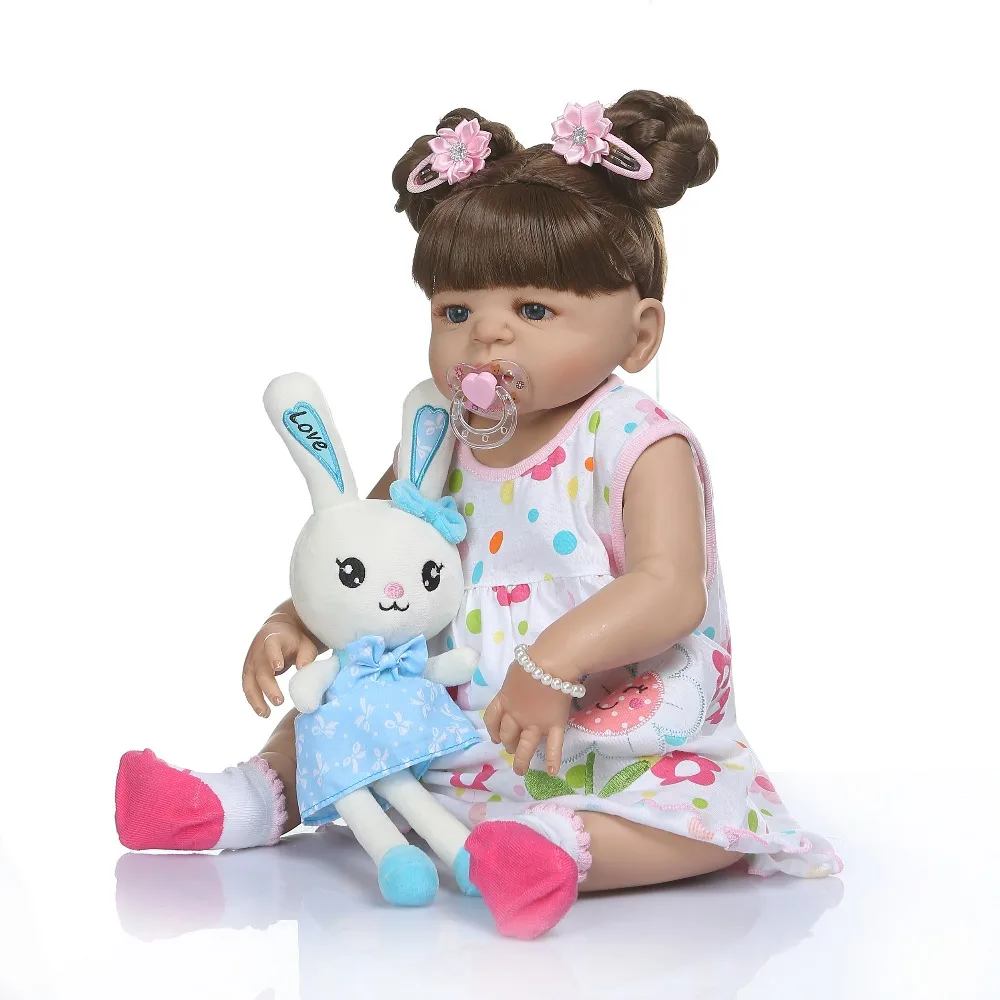 Модная прическа Новорожденные куклы bebes reborn baby girl силиконовая кукла inteiro realista