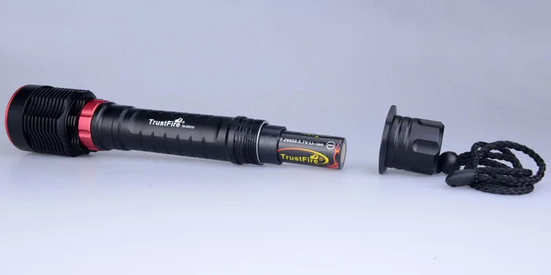 2016 TrustFire DF010 светодиодный фонарик для дайвинга XHP70 1600 лм Водонепроницаемый 50 м и
