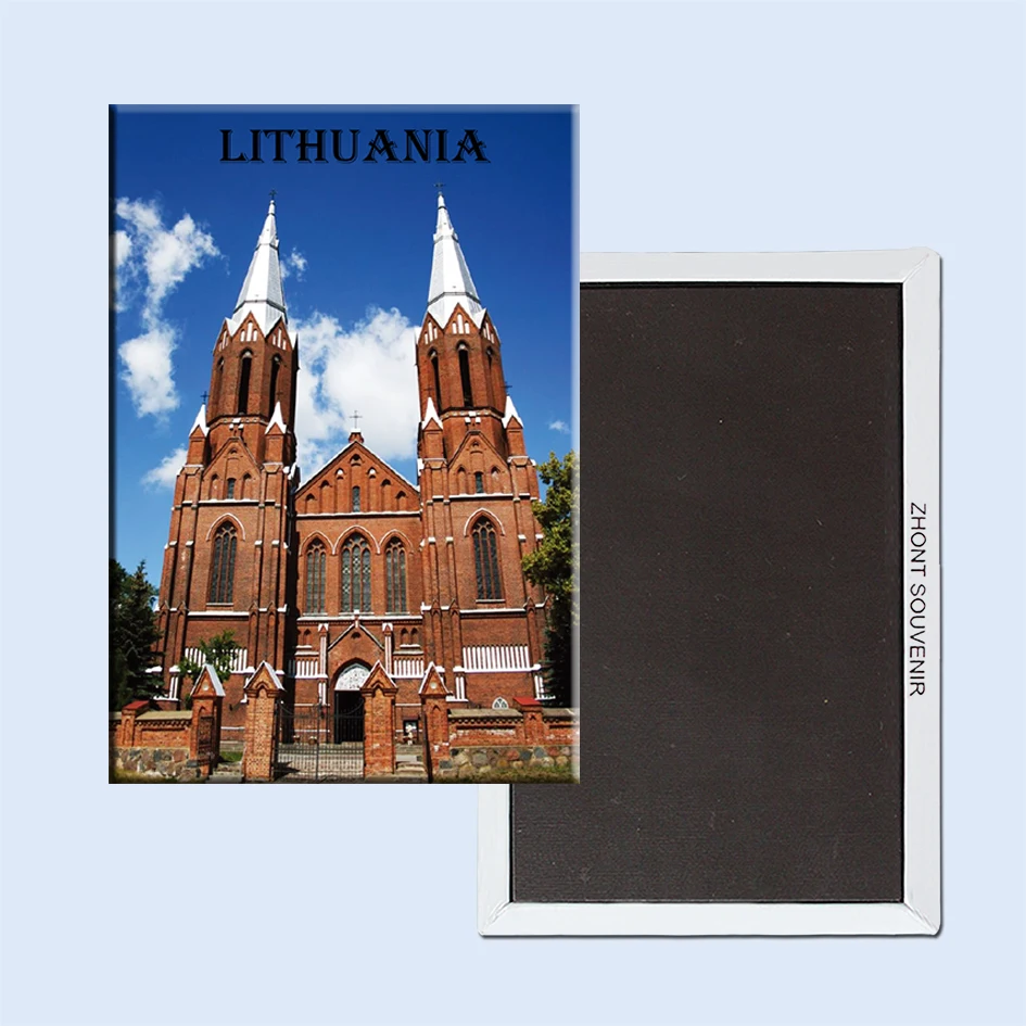 

Anyksciai-Church-Lithuania Refrigerator Magnets Travel souvenirs 21908