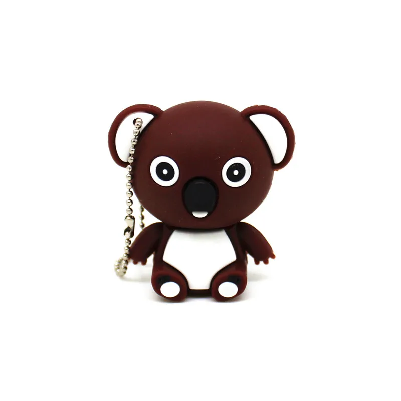 USB-флеш-накопитель в виде мультяшных животных мишка коала 8 ГБ телефон 4 16 32