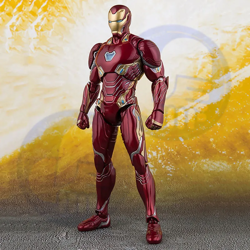 Набор из нано оружия Мстители 4 Ironman MK50 бесконечная игра военные фигурки игрушки