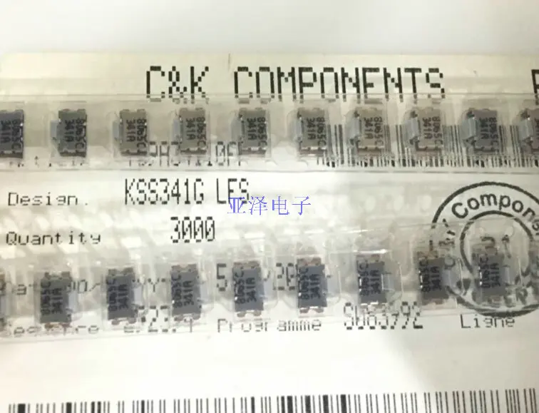 Оригинальный сенсорный переключатель KSS331G SMD 20 шт./лот Боковая кнопка 3 5*7 KSS341G