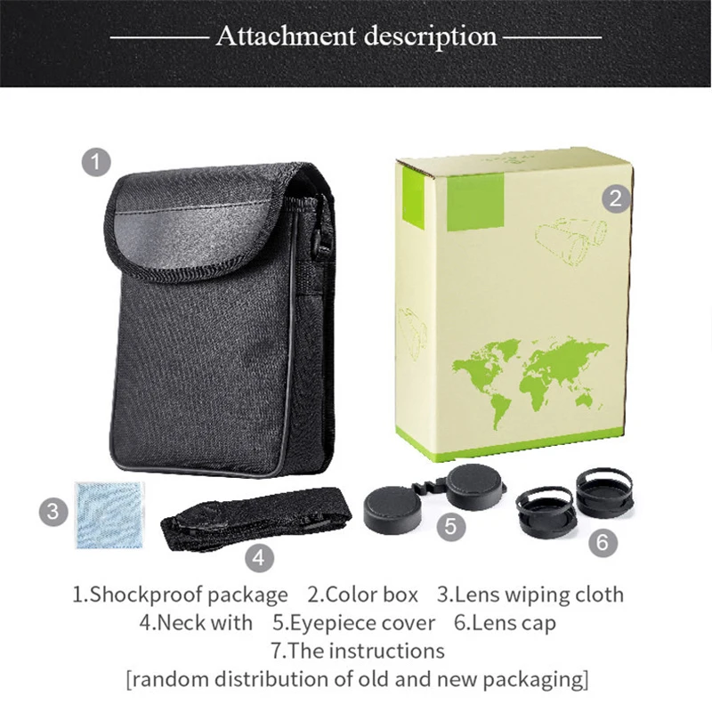 

10X42 High Magnification HD Professional Zoom Binoculars Waterproof Telescope for Bird watching Hiking Hunting Sport