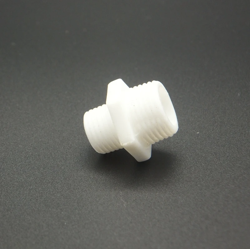 5PCS 1/8&quot BSP Male Thread Hex Nipple Union Plastic Pipe Fitting Aquarium Garden Micro Irrigation Water Connector | Обустройство