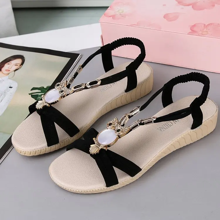 New Women Sandals Fashion Summer Shoes Bohemia Gladiator Beach Flat Casual Leisure Female Ladies E451 | Обувь