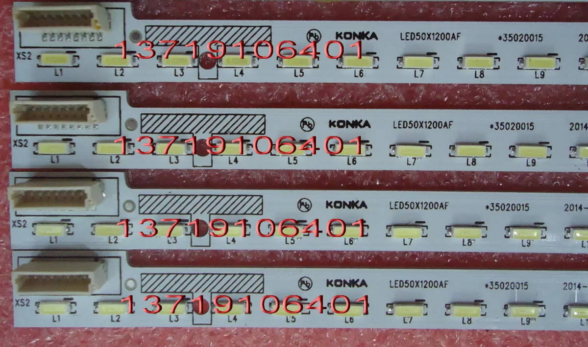 

FOR konka LED50R6610DU Article lamp 35019178 37025568 1piece=72LED 610MM
