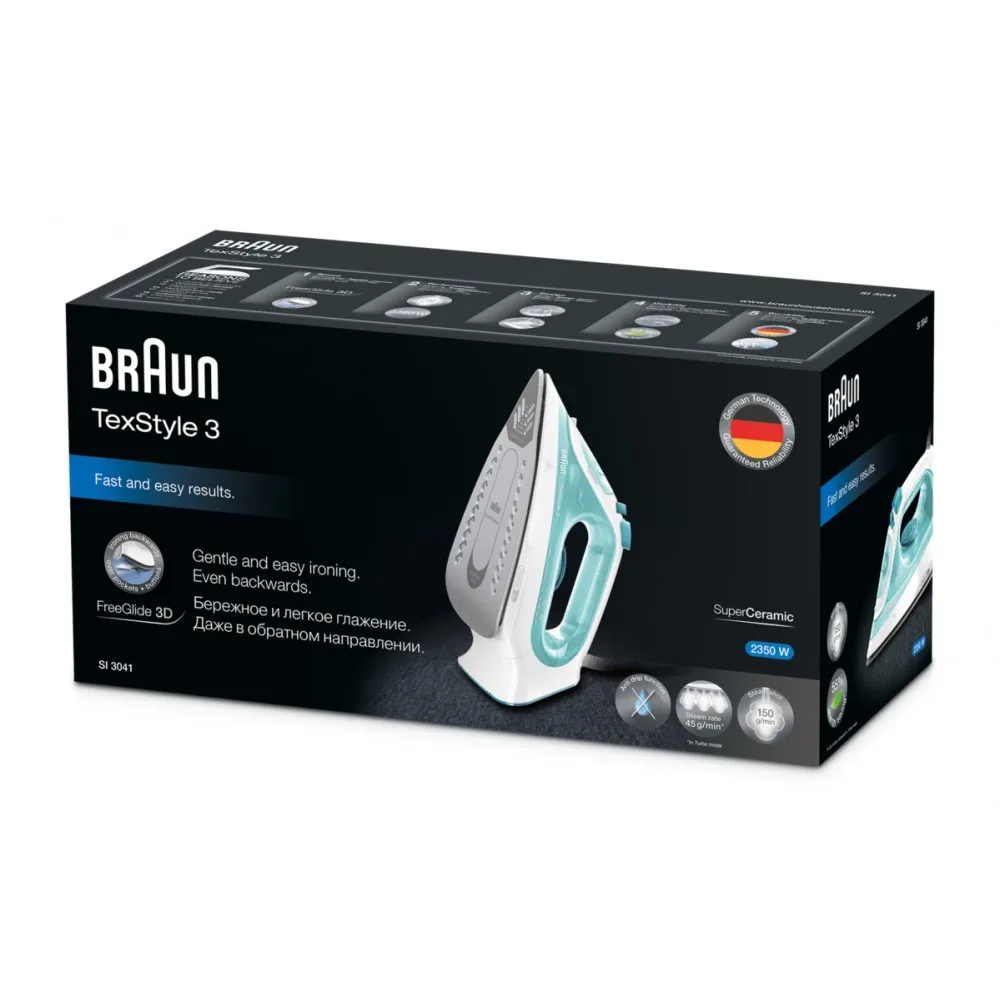 Паровой утюг BRAUN SI3041GR | Бытовая техника