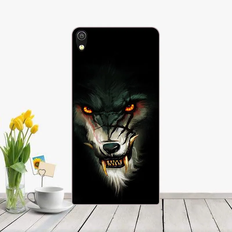 Жесткий пластиковый чехол для телефона Huawei Ascend P6 с красочным принтом жесткий