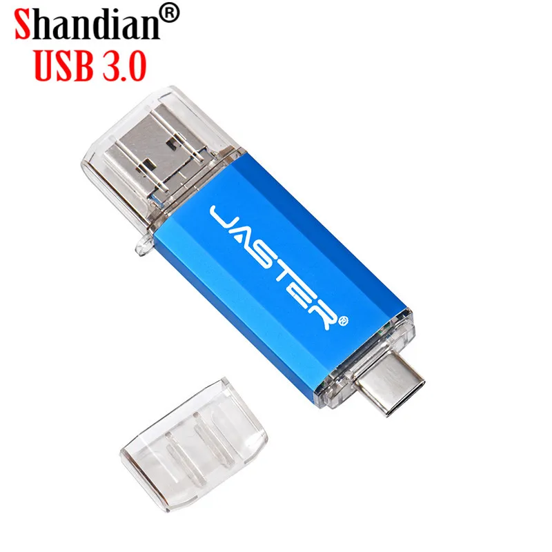 SHANDIAN USB 3,0 type C OTG USB флеш-накопитель Usb 3,0 Флешка для type-C Mobile/PC 64 ГБ 32 ГБ 16 ГБ высокоскоростная микро USB флешка