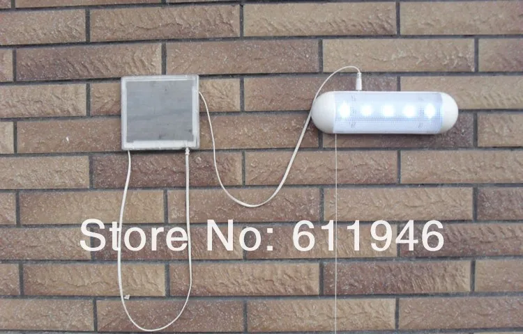 18pcs/lot Outdoor 5 LED Solar Powered Panel Garden Path Wall Shed Fence Yard Light Lamp with Package SL-01W | Освещение