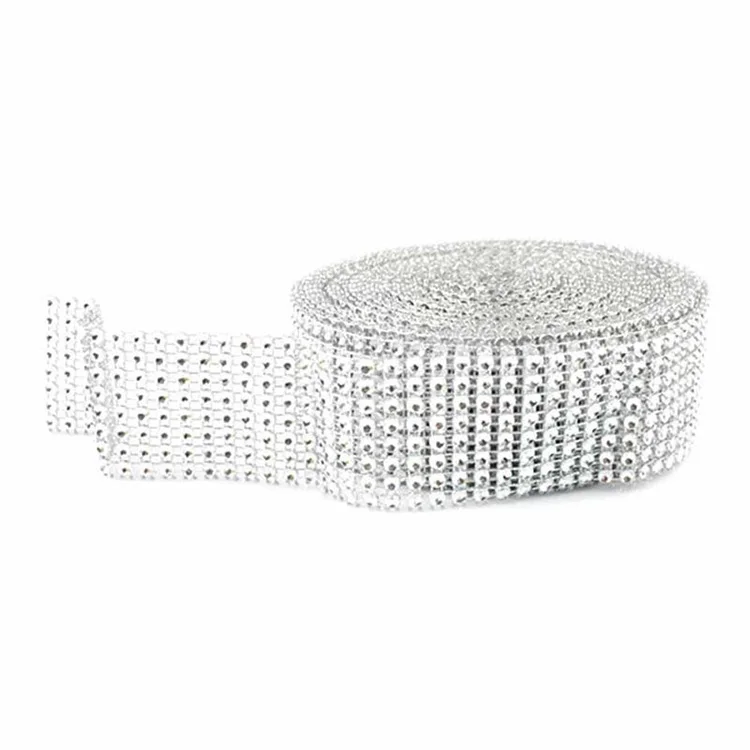 Блестящая сетчатая лента из тюля 2 метра золотого и серебряного цвета горный