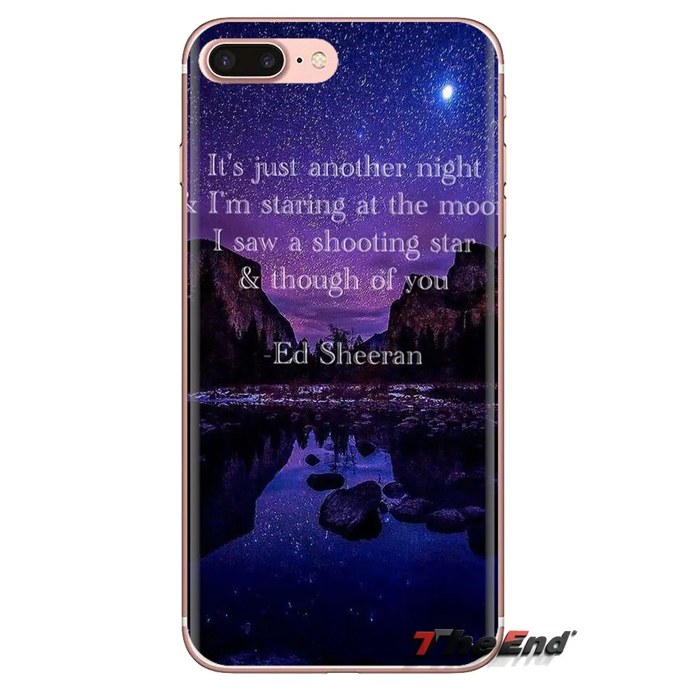 Чехлы из ТПУ для LG Spirit Motorola Moto X4 E4 E5 G5 G5S G6 Z Z2 Z3 G2 G3 C Play Plus Mini All of the stars lyric ed sheeran |