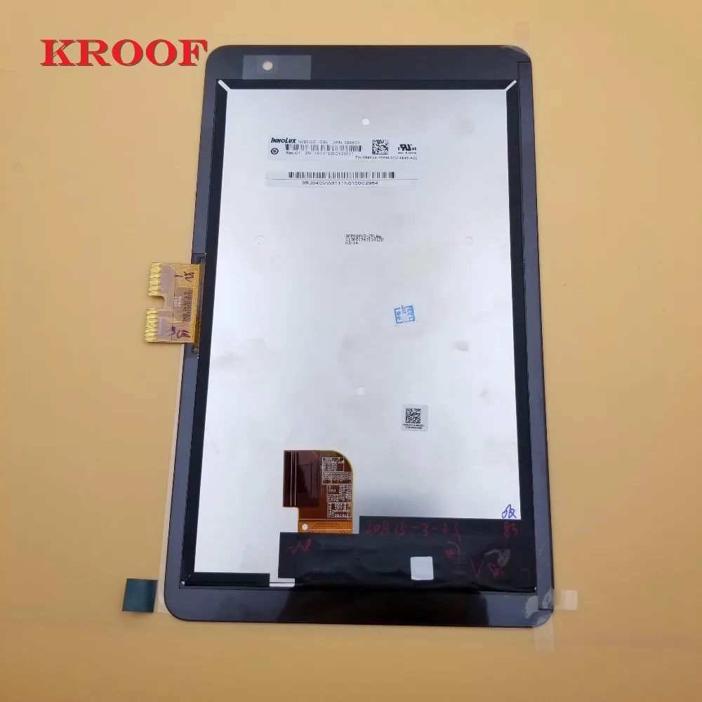 Полный новый для Dell Tablet Venue 8 pro 5468w версия сенсорный экран дигитайзер с ЖК-дисплеем