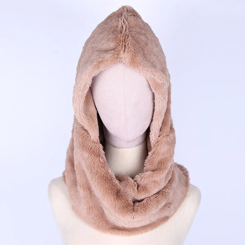 MoneRffi Winter Wool Knitted Scarf Hat Set Beanie Women Hats For Men Caps Bonnet Mask 2019 new fashion | Аксессуары для одежды