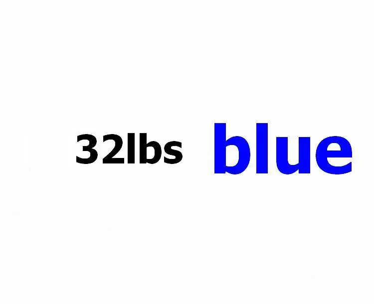 32lbs blue 1 шт. 20-32lbs леска для бадминтона, тренировочная ракетка для бадминтона, леска для бадминтона 0,7 мм* 10 м - Цвет: 32lbs blue