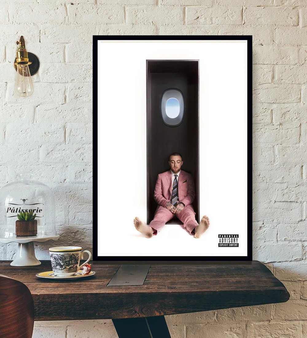 Постер и принты Mac Miller хип хоп Ангел раппер звезда аниме альбом холст картина