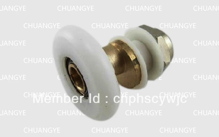 Набор из 4 роликов для душевой двери/бегунов/колес/шкивов диаметром 27 мм запчасти