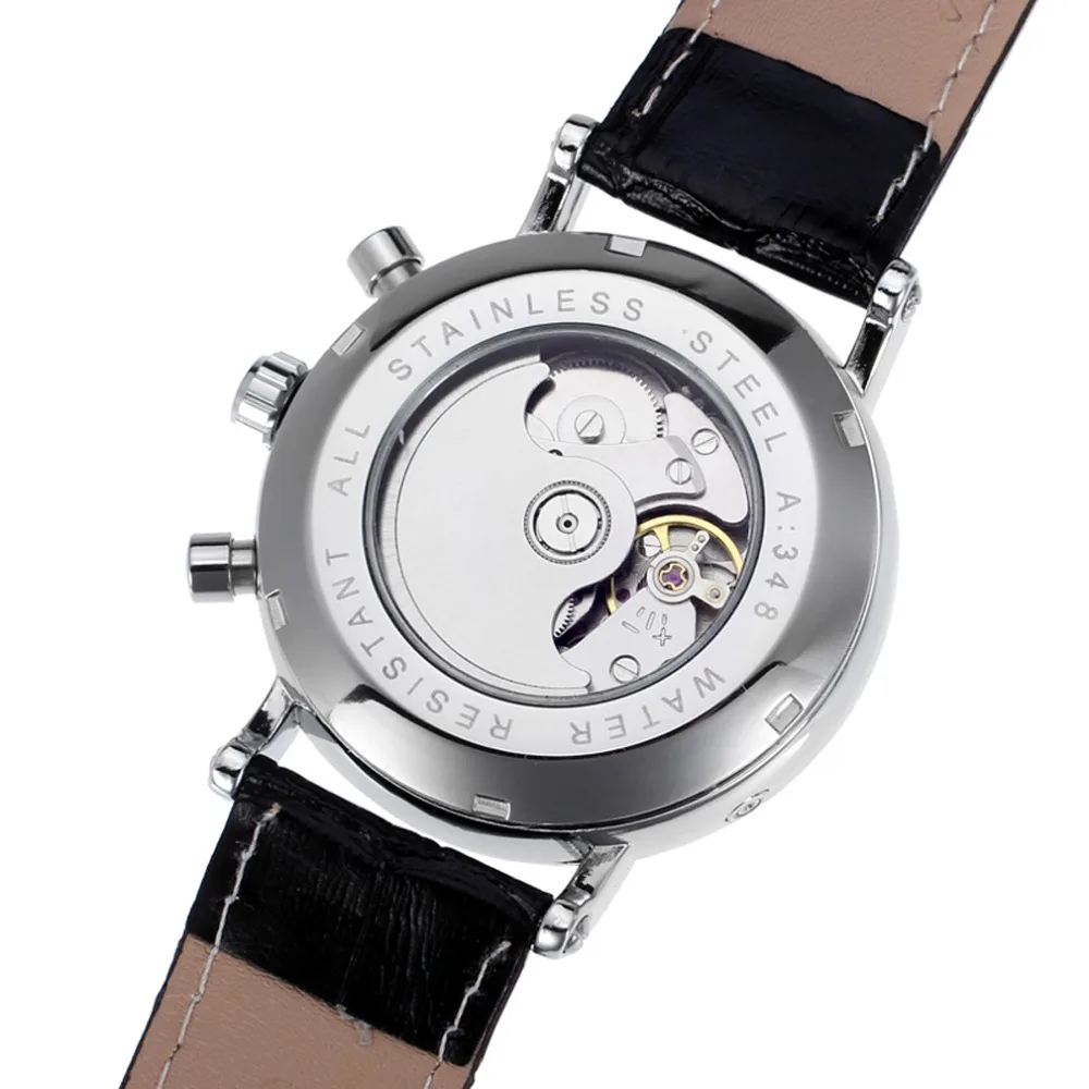 JARAGAR Moon Phase Топ бренд для мужчин s механические часы автоматический Турбийон Скелет часы для мужчин календарь Relogio Masculino Прямая поставка