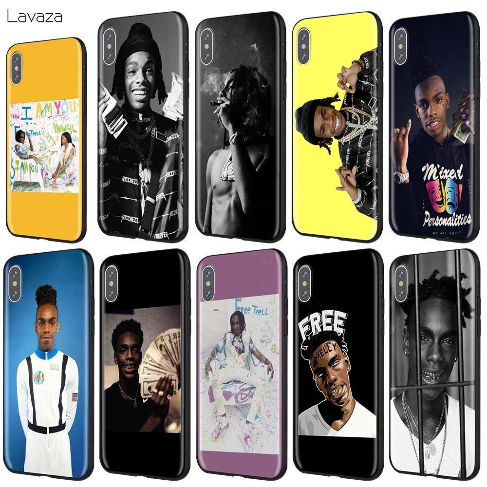 Чехол Lavaza Ynw Melly Rapper для iPhone 11 Pro XS Max XR X 8 7 6 6S Plus 5 5S se