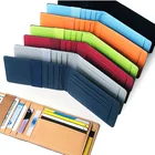 Новый тонкий кожаный женский кошелек с зажимом для денег оптовая продажа мини мужской кошелек чехол для банковских и кредитных карт мужской маленький держатель для наличных для мужчин