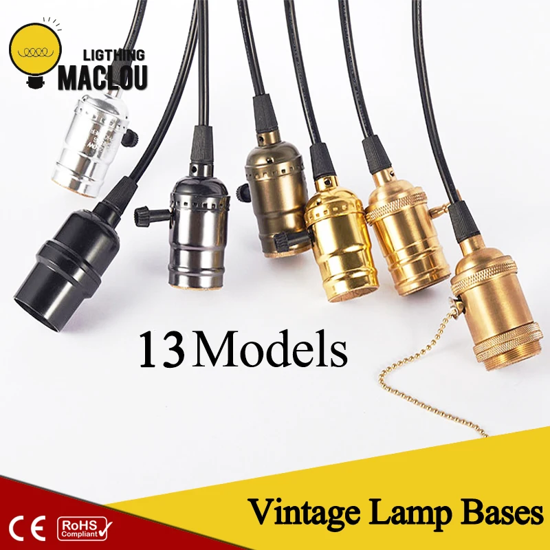 Винтажные подвесные светильники лампа Лофт E27 домашний декор нордическая