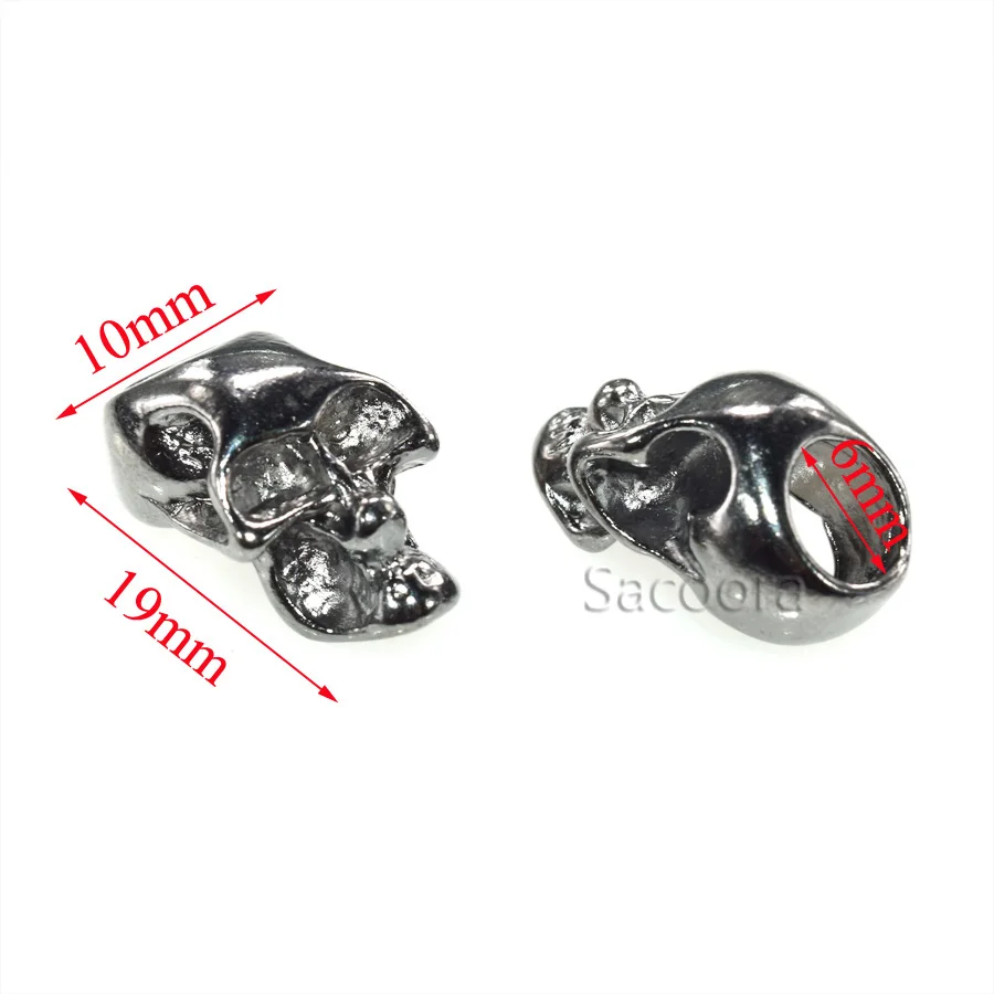 1000 шт. одинарное вертикальное отверстие|bead scarf|skull wedgebead weights |