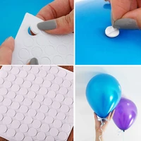 free shipping 100 points balloon attachment glue dot attach balloons to ceiling or wall stickers birthday party wedding supplies