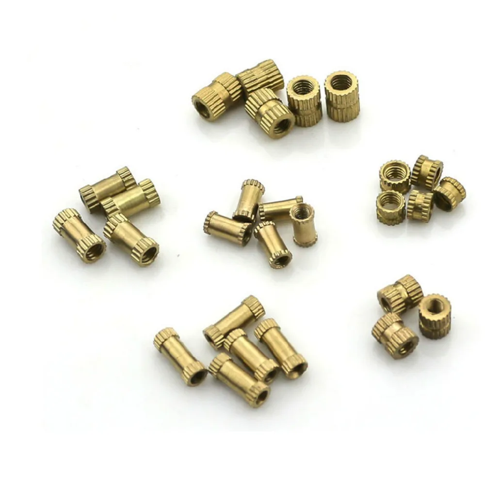

100 шт., медные вставки M2.5 серии M2.5 *(L)-3,5 мм (OD)