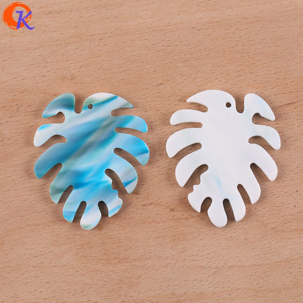 

Cordial Design 50Pcs 38*45mm Jewelry Accessories/Earring Connectors/Leaf Shape/DIY Earring Making/Hand Made/Earring Findings