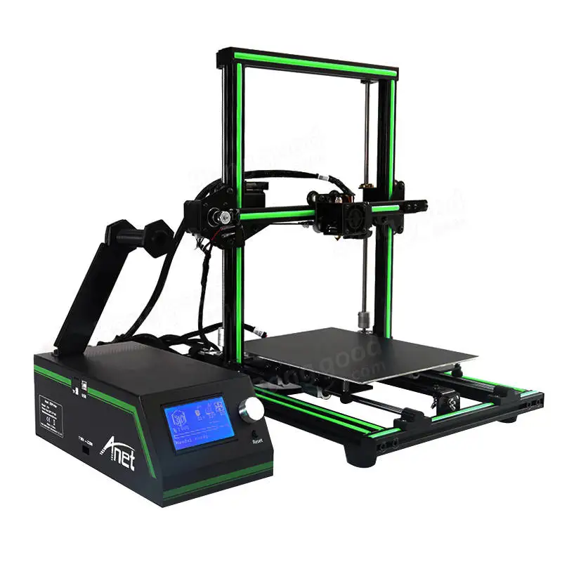 Anet DIY 3d принтер E10 алюминиевая рама высокое качество легко сборка ЖК-экран Hotbed SD